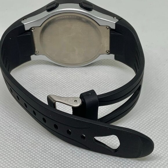 Bowflex men digital watch 42mm day date  chrono black silver tone quartz running - Picture 5 of 7